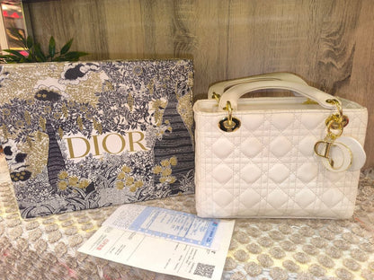 Lady Dior Bag (Cannage Motif & Diamond Sculpted Editions)