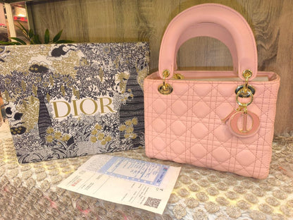 Lady Dior Bag (Cannage Motif & Diamond Sculpted Editions)