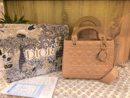 Lady Dior Bag (Cannage Motif & Diamond Sculpted Editions)