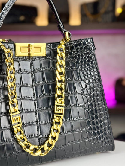 Fendi Peekaboo ISeeU (Croc-Embossed Edition)