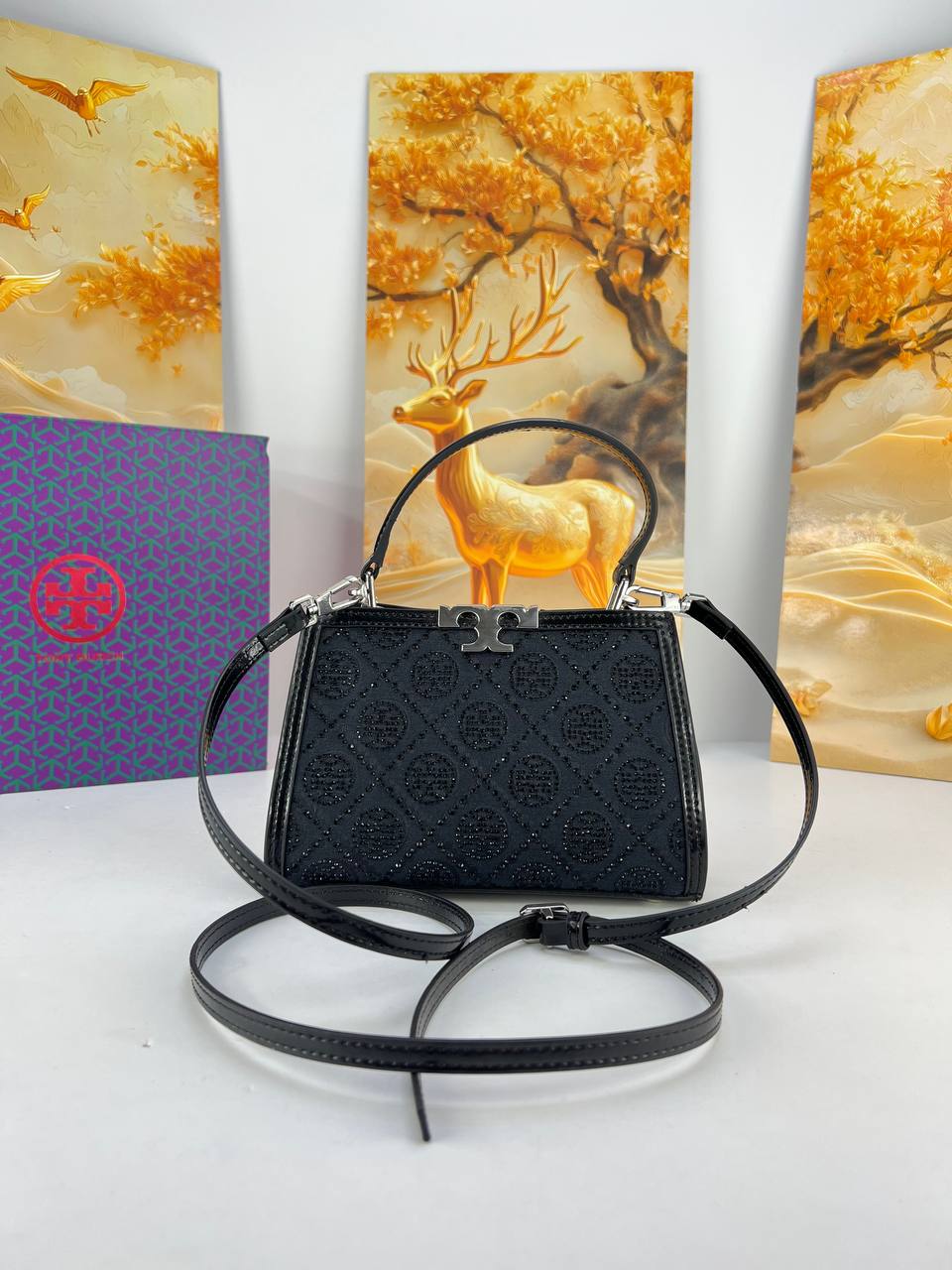 TORYBURCH Crystal Crossbody Bag