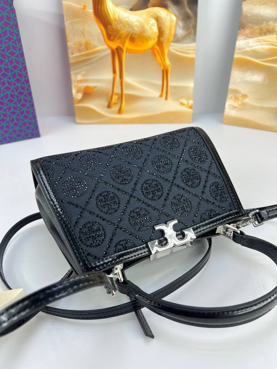 TORYBURCH Crystal Crossbody Bag