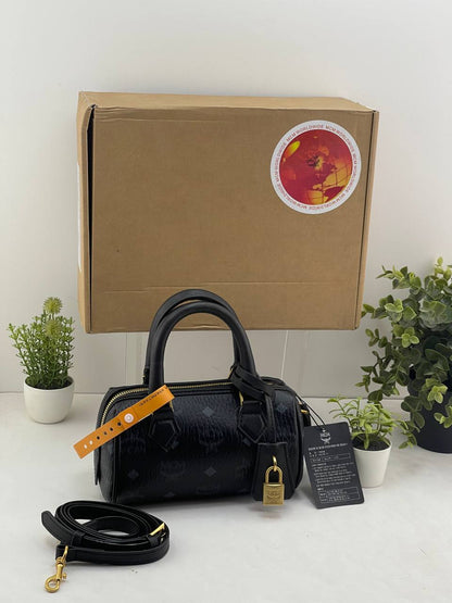 MCM Essential Visetos Boston Bag: Elevate Your Everyday Style