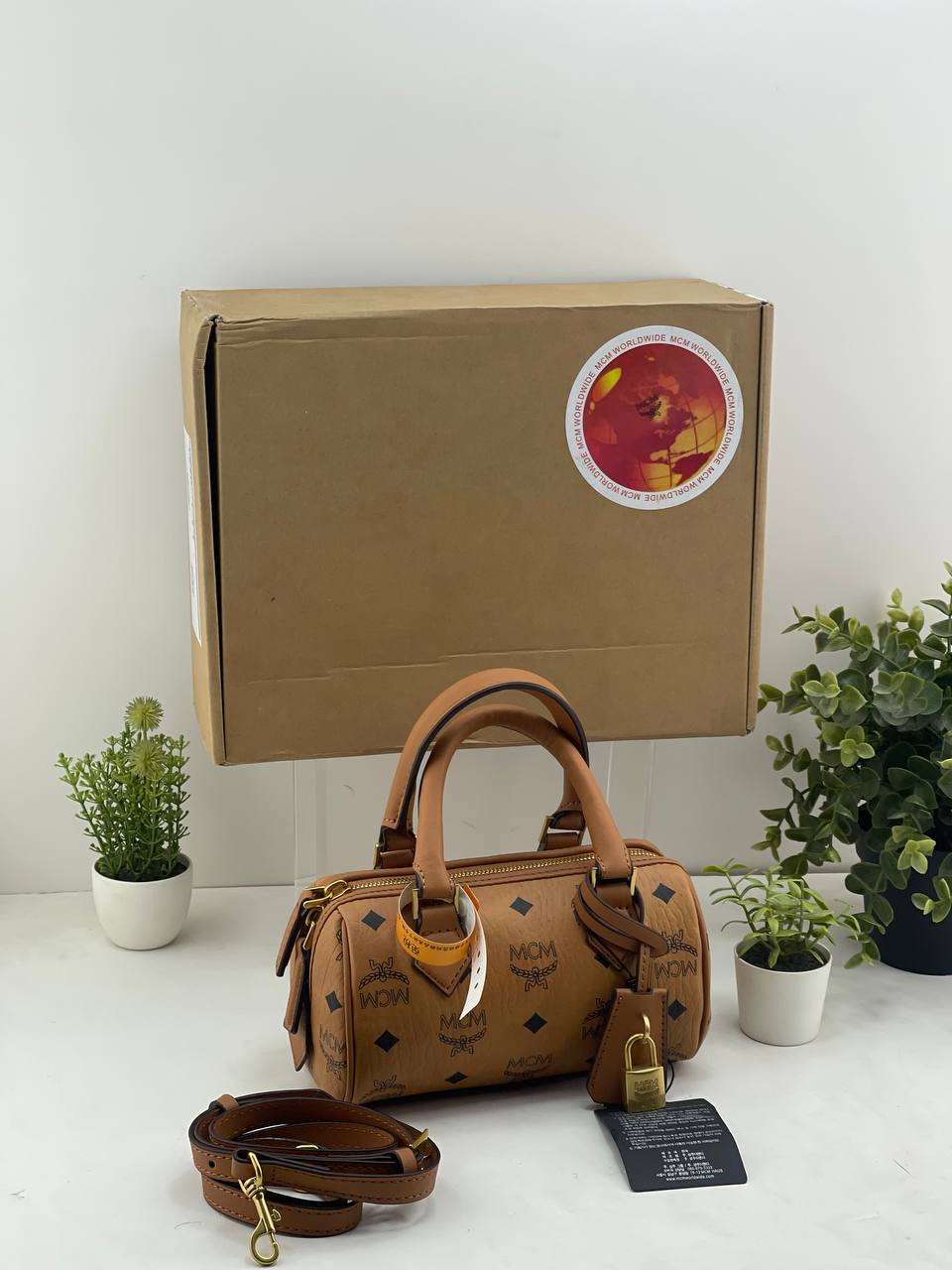 MCM Essential Visetos Boston Bag: Elevate Your Everyday Style
