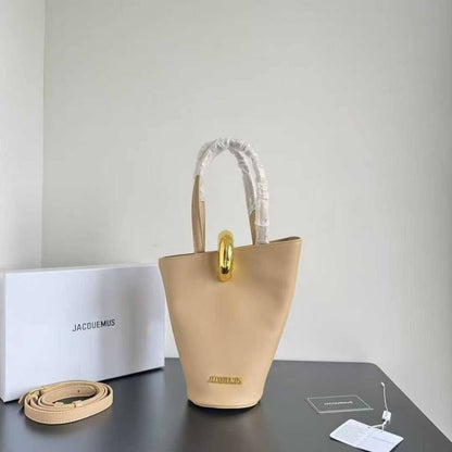 jacoumus Le Bisou Perle Bag / Le Panier Bucket Bag