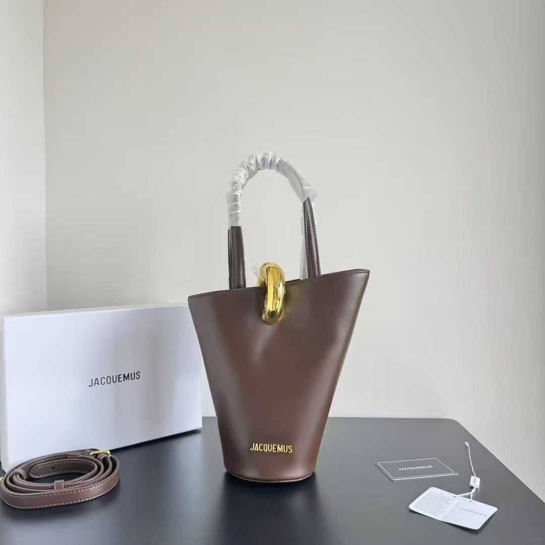 jacoumus Le Bisou Perle Bag / Le Panier Bucket Bag
