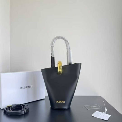 jacoumus Le Bisou Perle Bag / Le Panier Bucket Bag