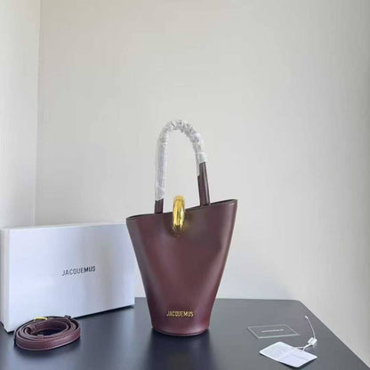 jacoumus Le Bisou Perle Bag / Le Panier Bucket Bag