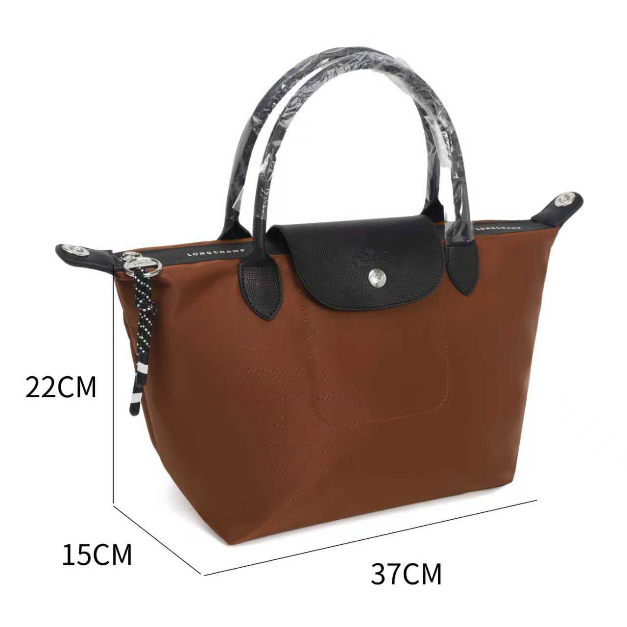 Longchamp Le Pliage Medium Handbag Paper - Canvas