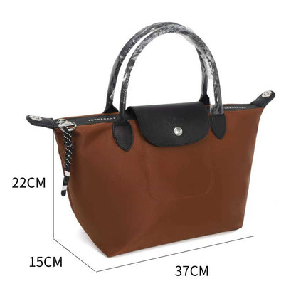 Longchamp Le Pliage Medium Handbag Paper - Canvas