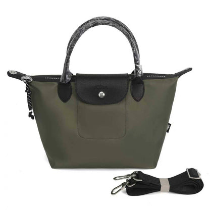 Longchamp Le Pliage Medium Handbag Paper - Canvas
