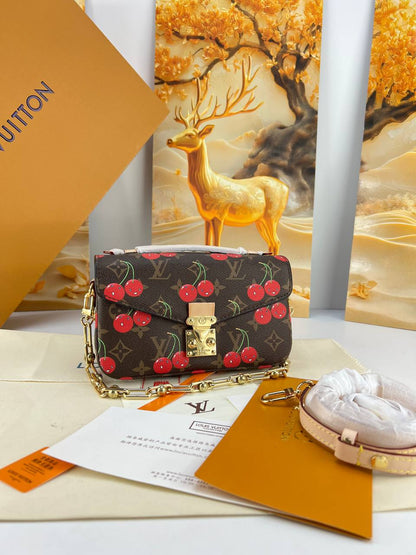 Louis Vuitton Monogram Cerises (Cherry) S-Lock Pochette