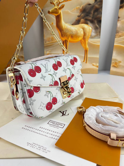Louis Vuitton Monogram Cerises (Cherry) S-Lock Pochette