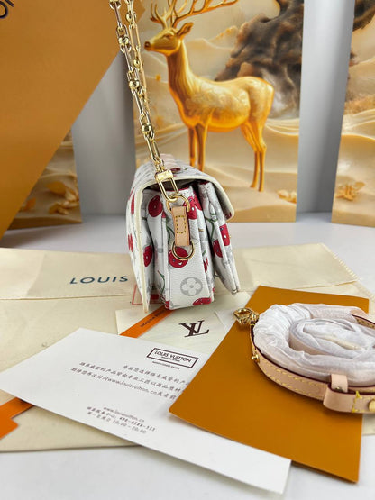 Louis Vuitton Monogram Cerises (Cherry) S-Lock Pochette