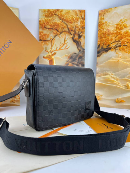 Louis Vuitton Signature Flap Messenger Bag