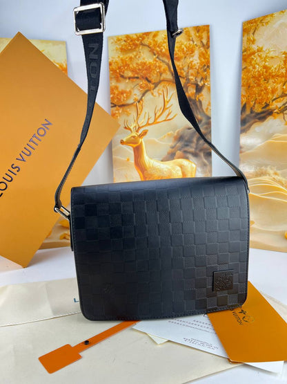 Louis Vuitton Signature Flap Messenger Bag