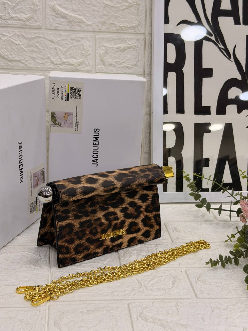 JACQUEMUS Le Bambimou Roll-Top Shoulder Bag