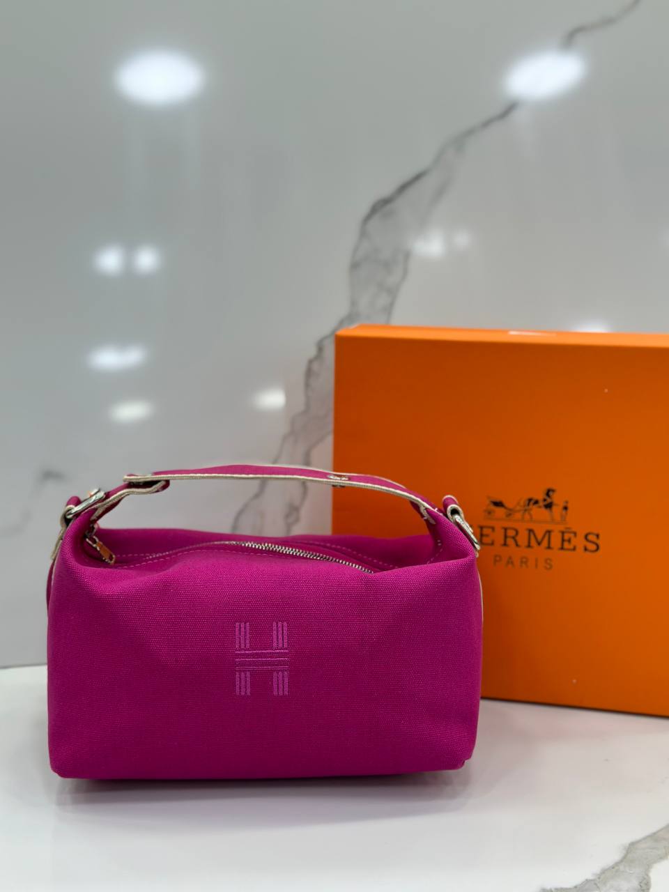 💥Hermès Bride-à-Brac Case / Pouch (Travel Canvas Bag)