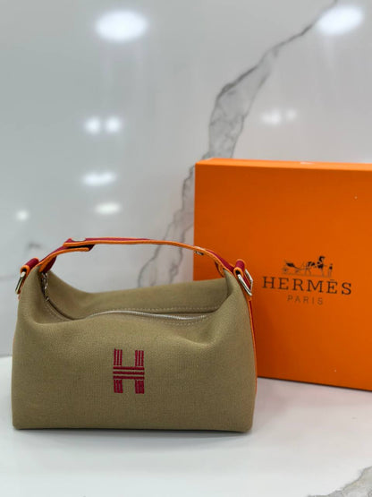 💥Hermès Bride-à-Brac Case / Pouch (Travel Canvas Bag)