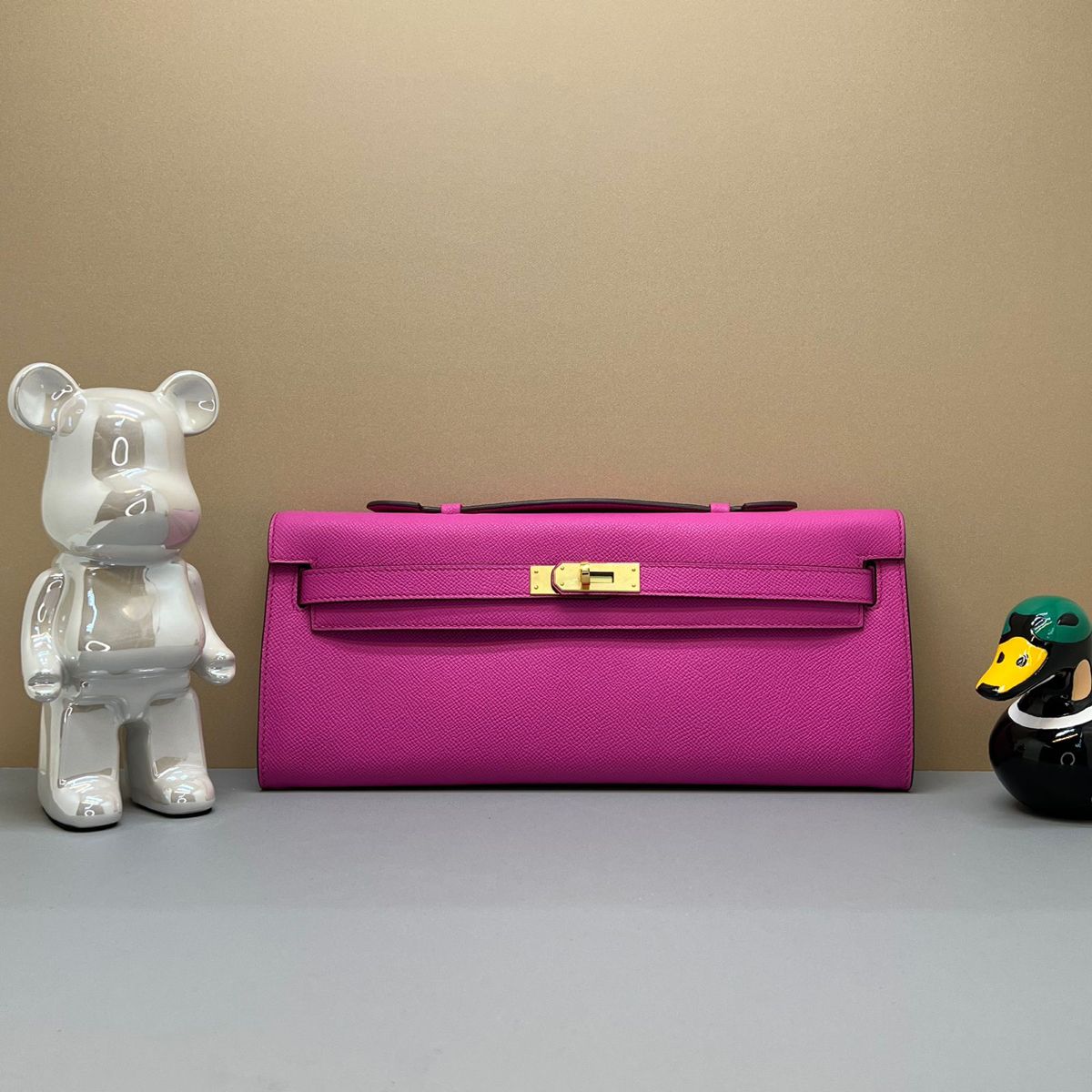 Hermès Kelly Cut Clutch Bag in Epsom Leather