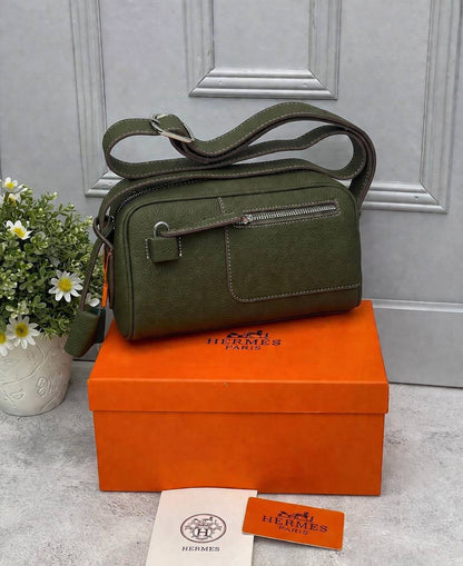 Hermès Steve Light Messenger Bag
