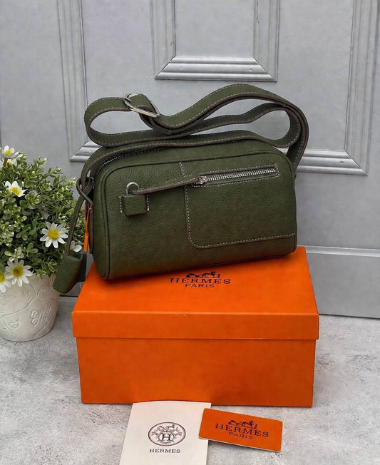 Hermès Steve Light Messenger Bag