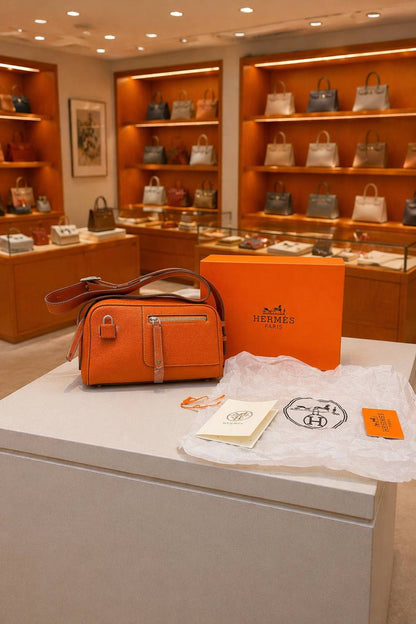 Hermès Steve Light Messenger Bag