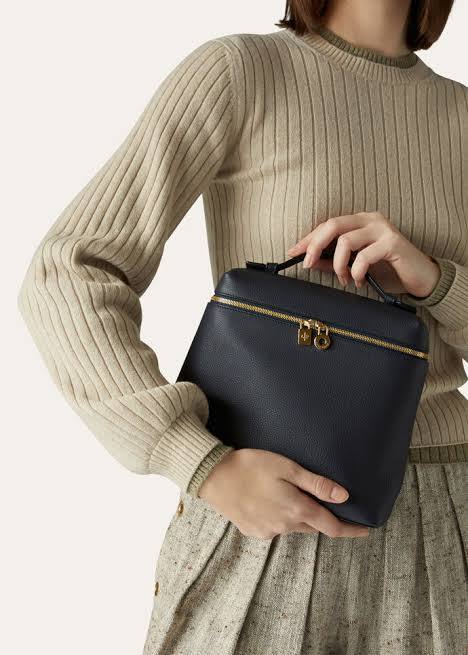 Loro Piana Extra Pocket L19 Grained Leather Bag