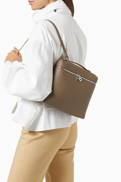 Loro Piana Extra Pocket L19 Grained Leather Bag