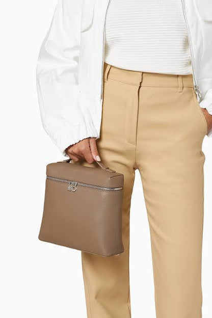 Loro Piana Extra Pocket L19 Grained Leather Bag