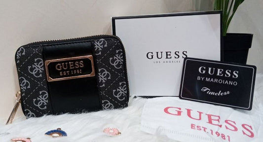 GUESS EST 1981 Small Zip-Around Wallet (By Maroiano