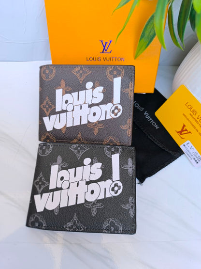 Louis Vuitton Bifold Wallet - Bold Graphic Print