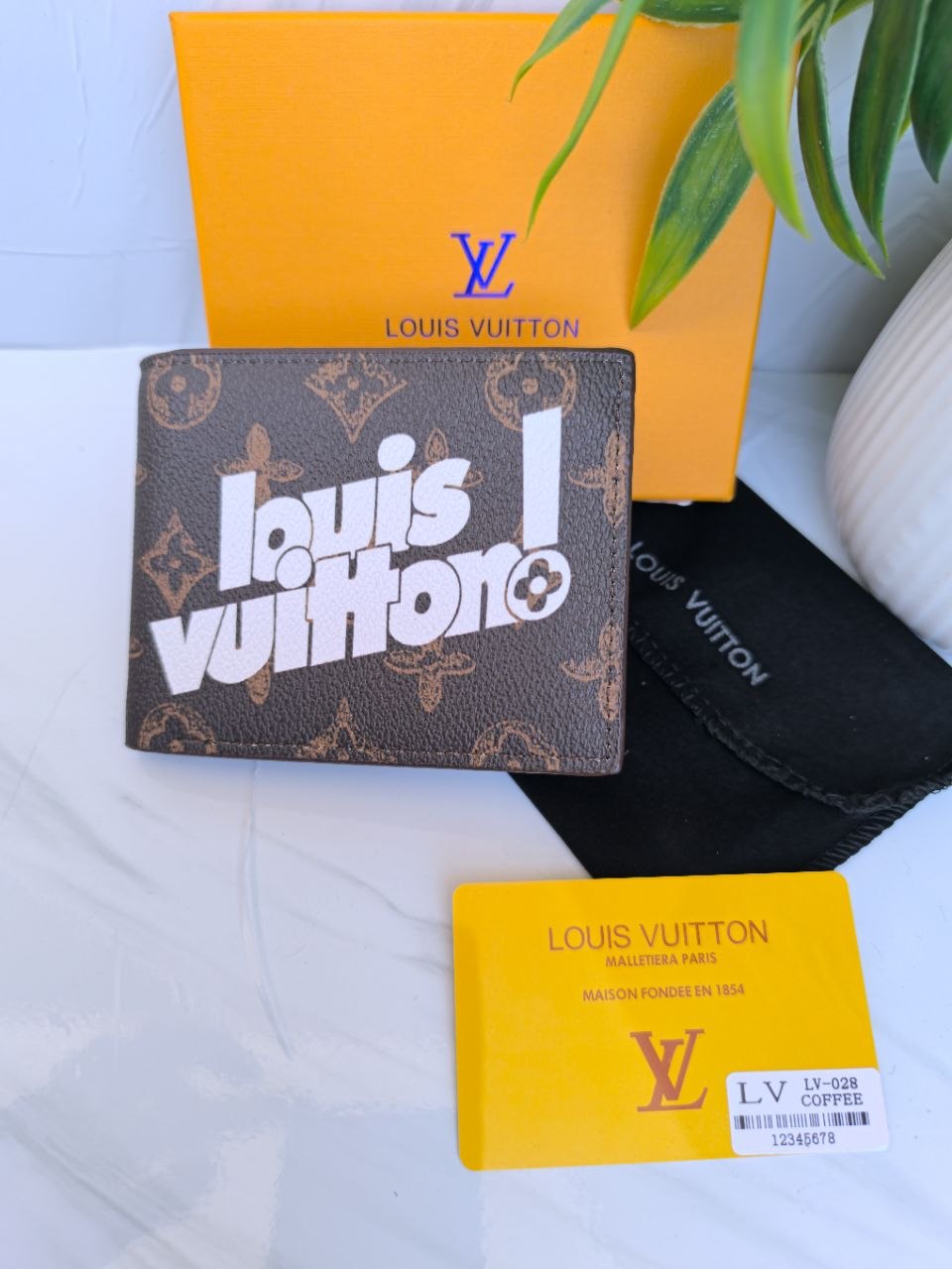 Louis Vuitton Bifold Wallet - Bold Graphic Print