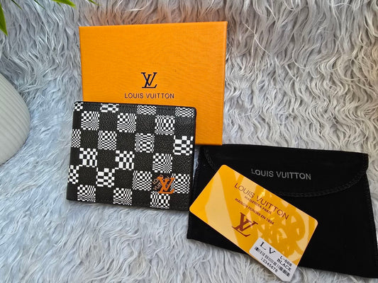 Louis Vuitton Damier Pop Slender Wallet - Orange/Black