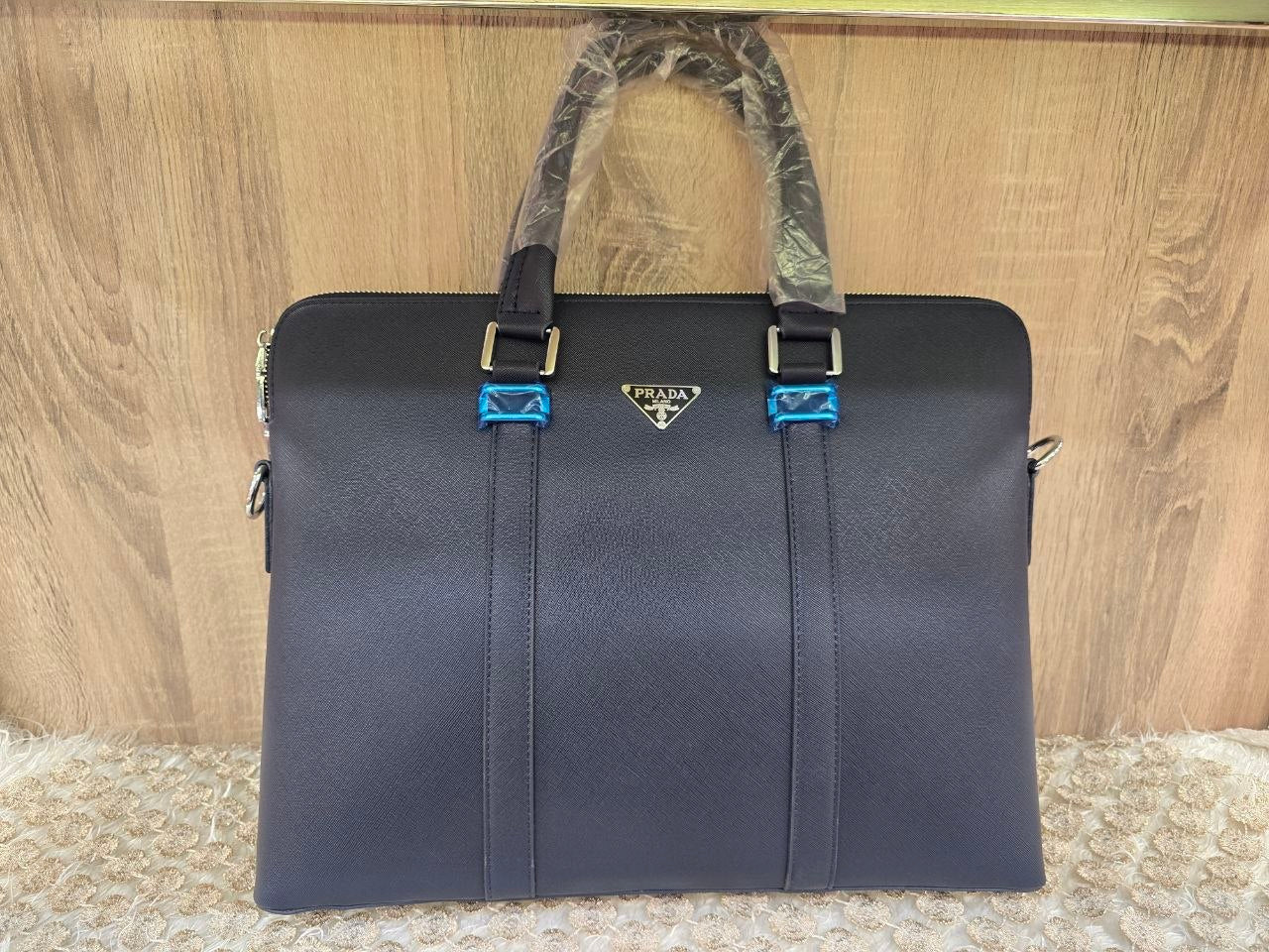 PRADA Saffiano Leather Briefcase / Document Case