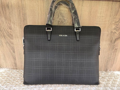 PRADA Saffiano Leather Briefcase / Document Case