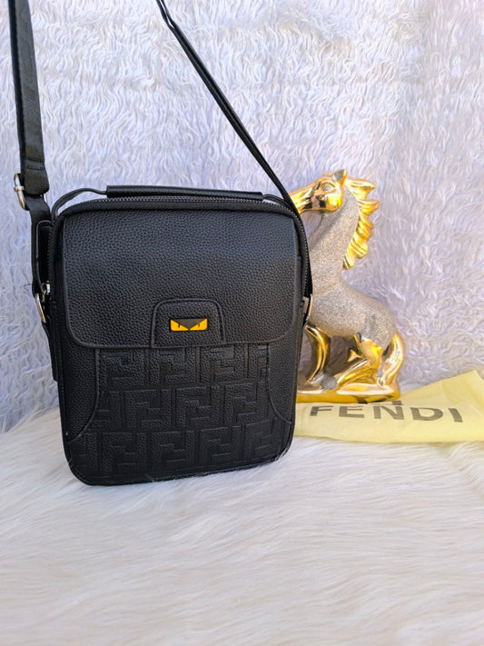 Fendi Monster Eye Textured Crossbody Bag